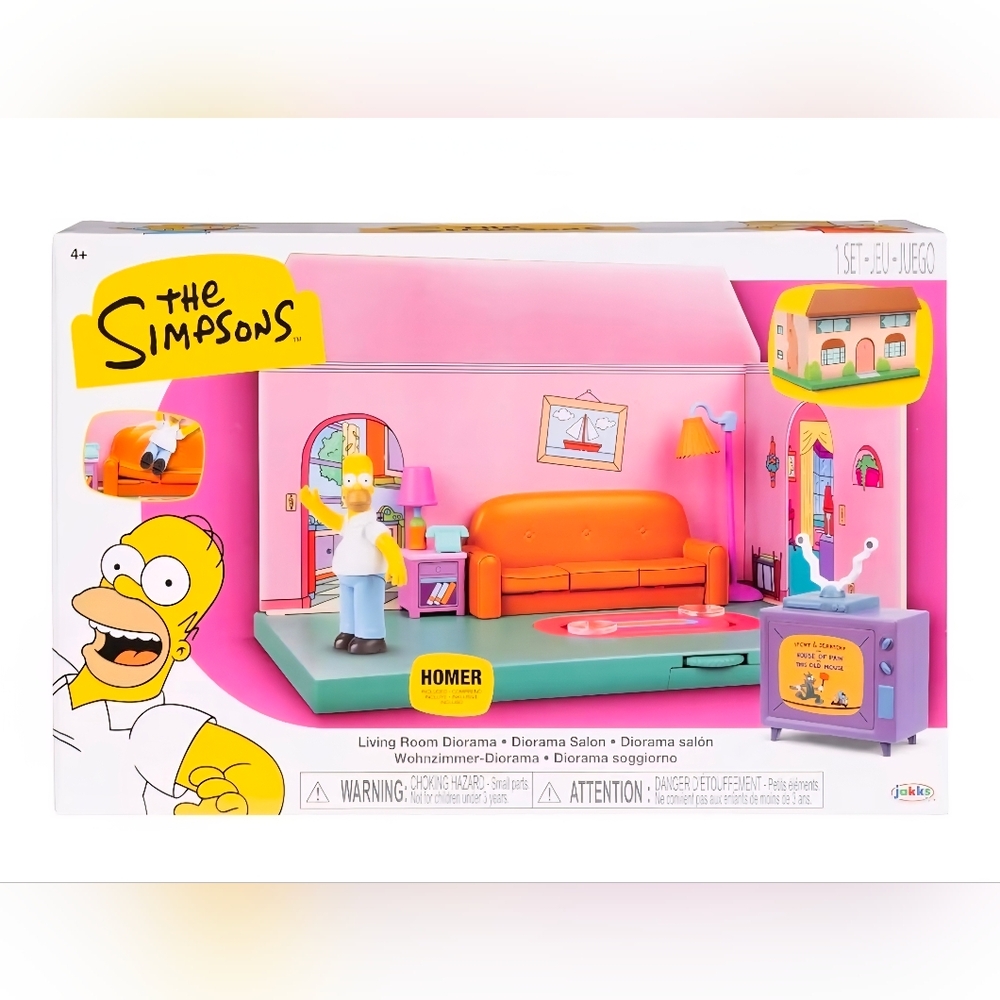 The Simpsons Diorama Playset House